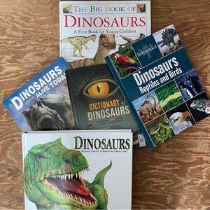 Dinosaur Book Collection and figurines 🦖